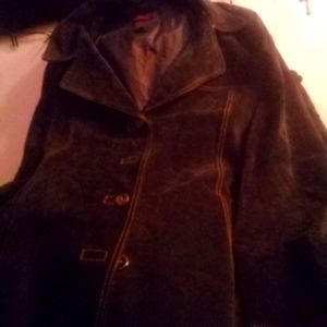 Danier swede leather coat
